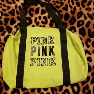 Victoria secret pink duffle bag